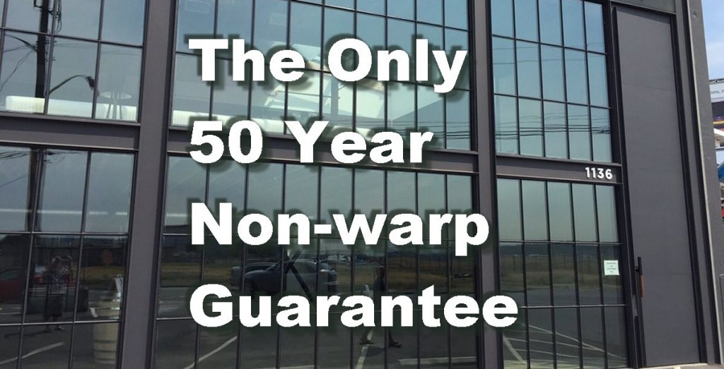 The only 50 year non warp guarantee for large doors of any size style types of doors