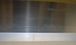 sing aluminum plank with solid aluminum edge
