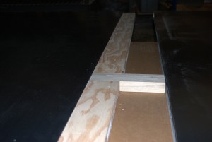 assembling the sing core panels together