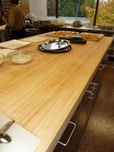 lightweight panel honeycomb high strength butcherblock restaurant furniture kitchen island