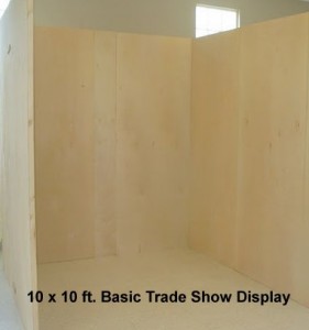 10 x 10 ft trade show booth 6 5 48 inch sing honeycomb wood panel configuration