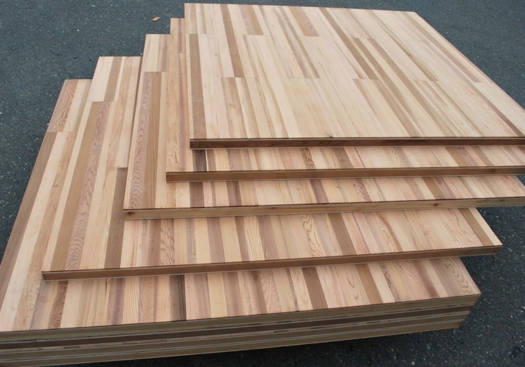 Butcher Block | Non-warping patented wooden pivot door, sliding door