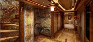 Stone veneer panels for custom yacht interior designs lightweight high strength