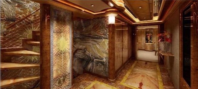 Stone Veneer Panels For Custom Yacht Interior Designs