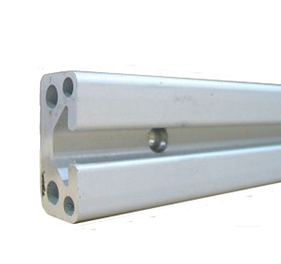 80//20 Inc 10 Series 1” x 1” Single T-Slot Aluminum Extrusion 1001 x 24/" Long N