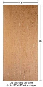 Sing 4x8 non warping door blank guaranteed perfectly flat door manufacturer substrate wholesale only