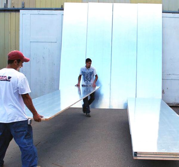 13 ft tall lightweight steel sliding doors stronger than steel doors