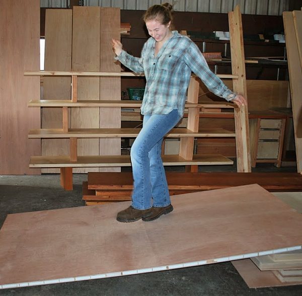 light strong wood Nonwarping patented wooden pivot door, sliding