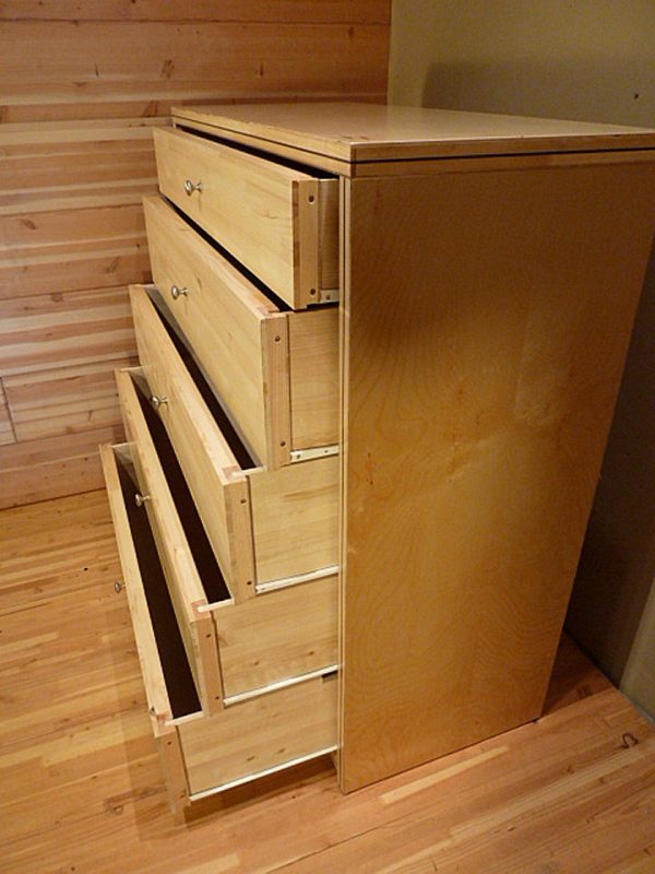 sing flatpack furniture cascading drawers knock down assemble