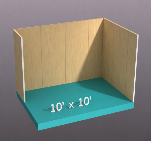 10x10 tradeshow booth kit D