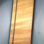 Large Pivot Door 126.5 x 60 x 1.75 White Oak Strong Straight Light in Weight