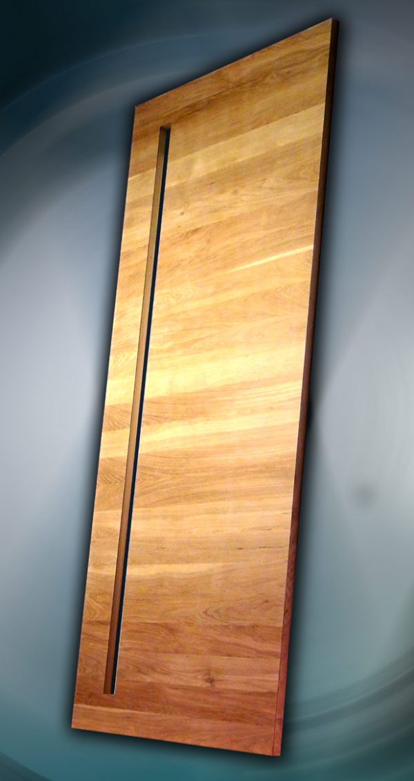 Large Pivot Door 126.5 x 60 x 1.75 White Oak Strong Straight Light in Weight