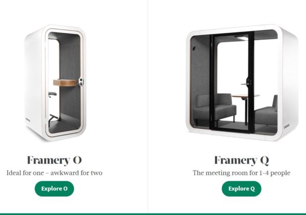 extreem Auroch Huiswerk maken Office Phone Booths | Non-warping patented wooden pivot door, sliding door,  and Eco-friendly metal cores