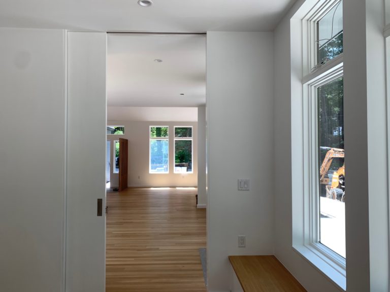 Large Pocket Doors Nonwarping patented wooden pivot door, sliding door, and Ecofriendly