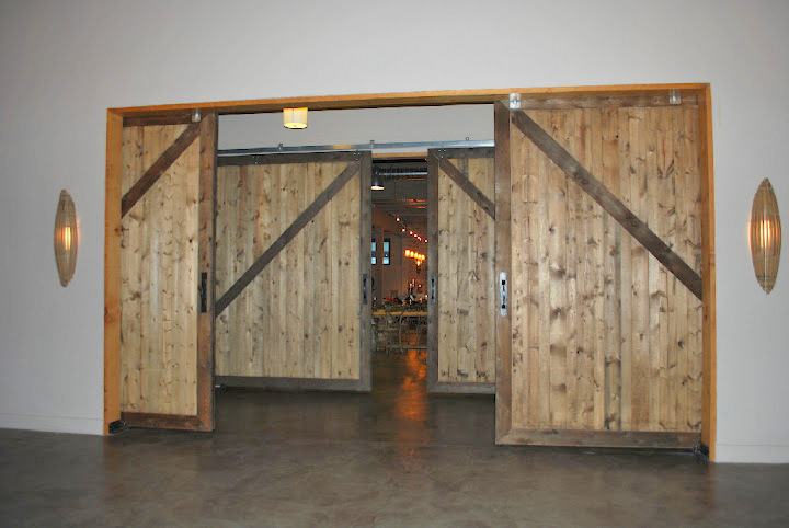 Non Warping Patented Wooden Pivot Door, Large Sliding Barn Door