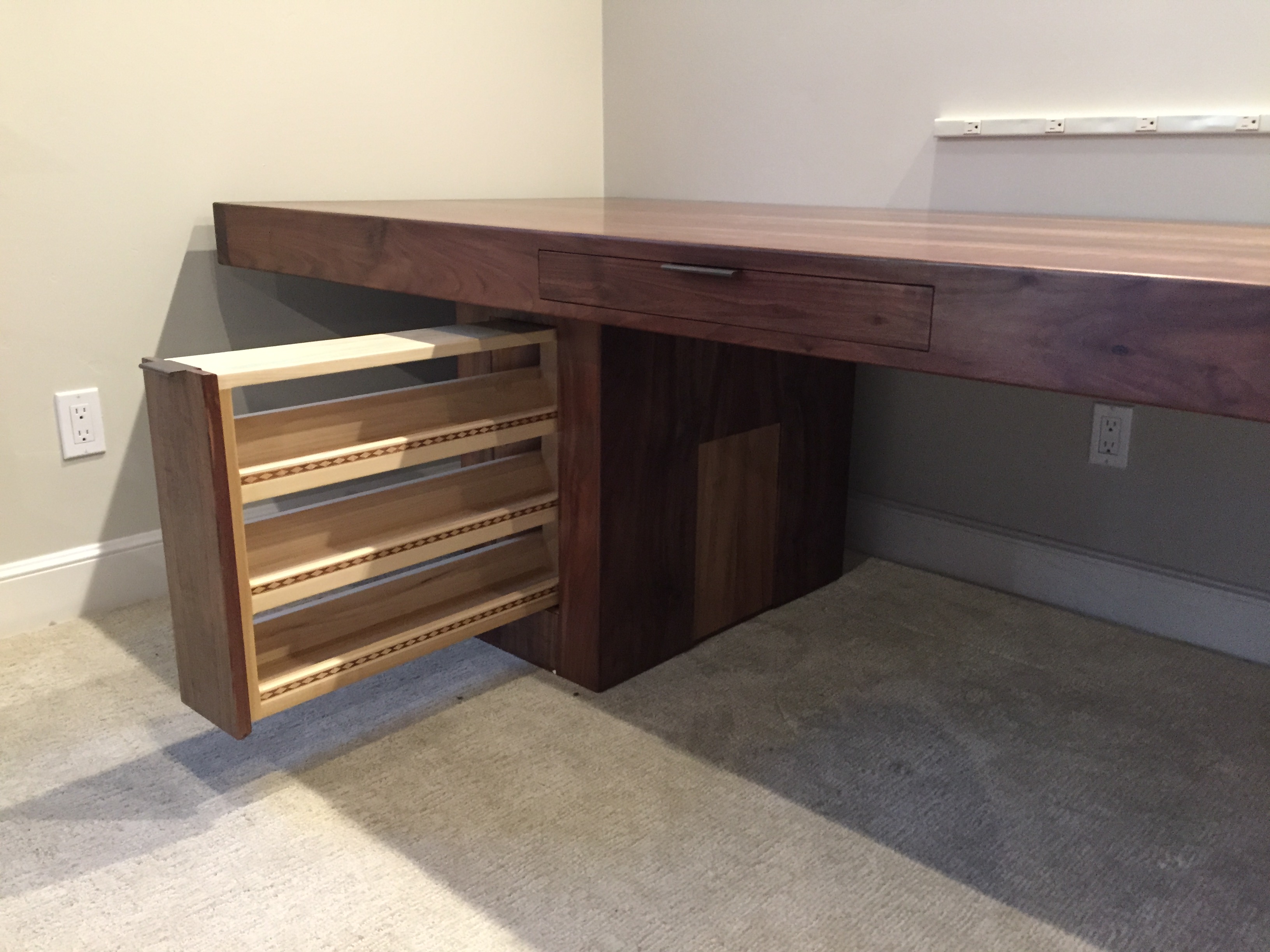 Desk Gallery | Non-warping patented wooden pivot door, sliding door ...