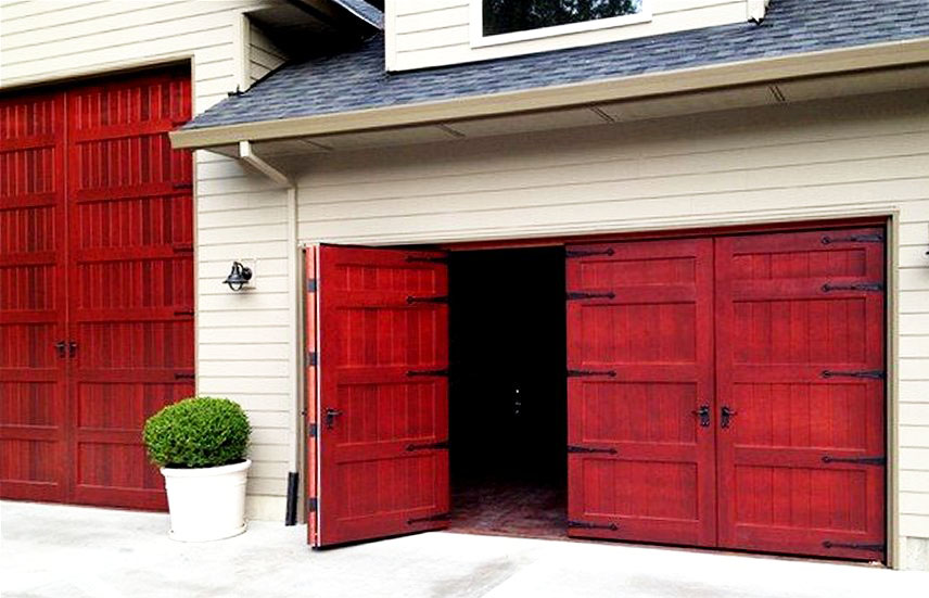 Bi Fold Garage Door Non Warping, Residential Vertical Bi Fold Garage Doors