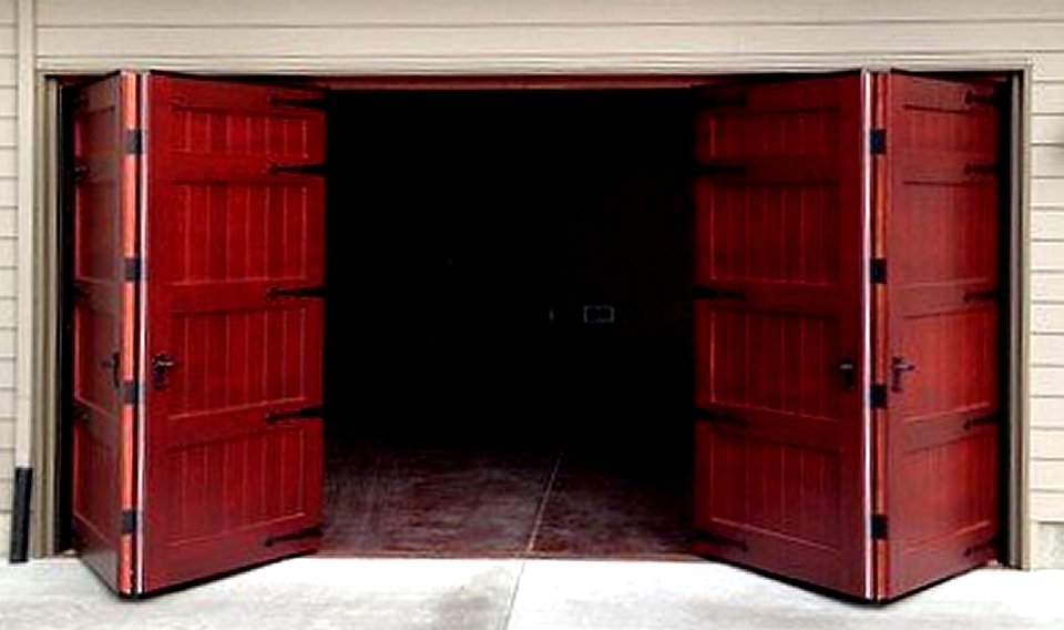 Folding Garage Door Non Warping, Residential Horizontal Bi Fold Garage Doors