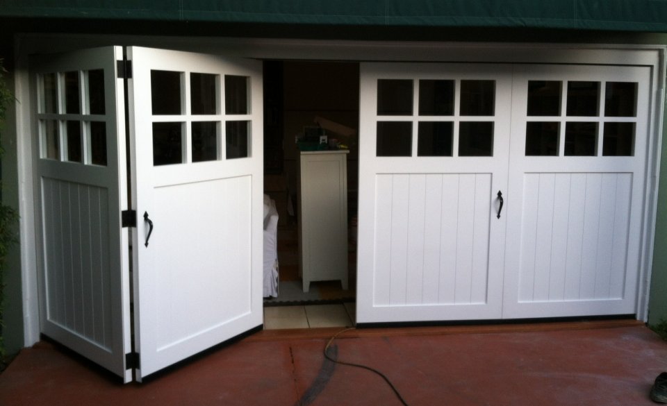 Fiberglass Swing Out Garage Doors Non, How To Make A Swing Garage Door Opener